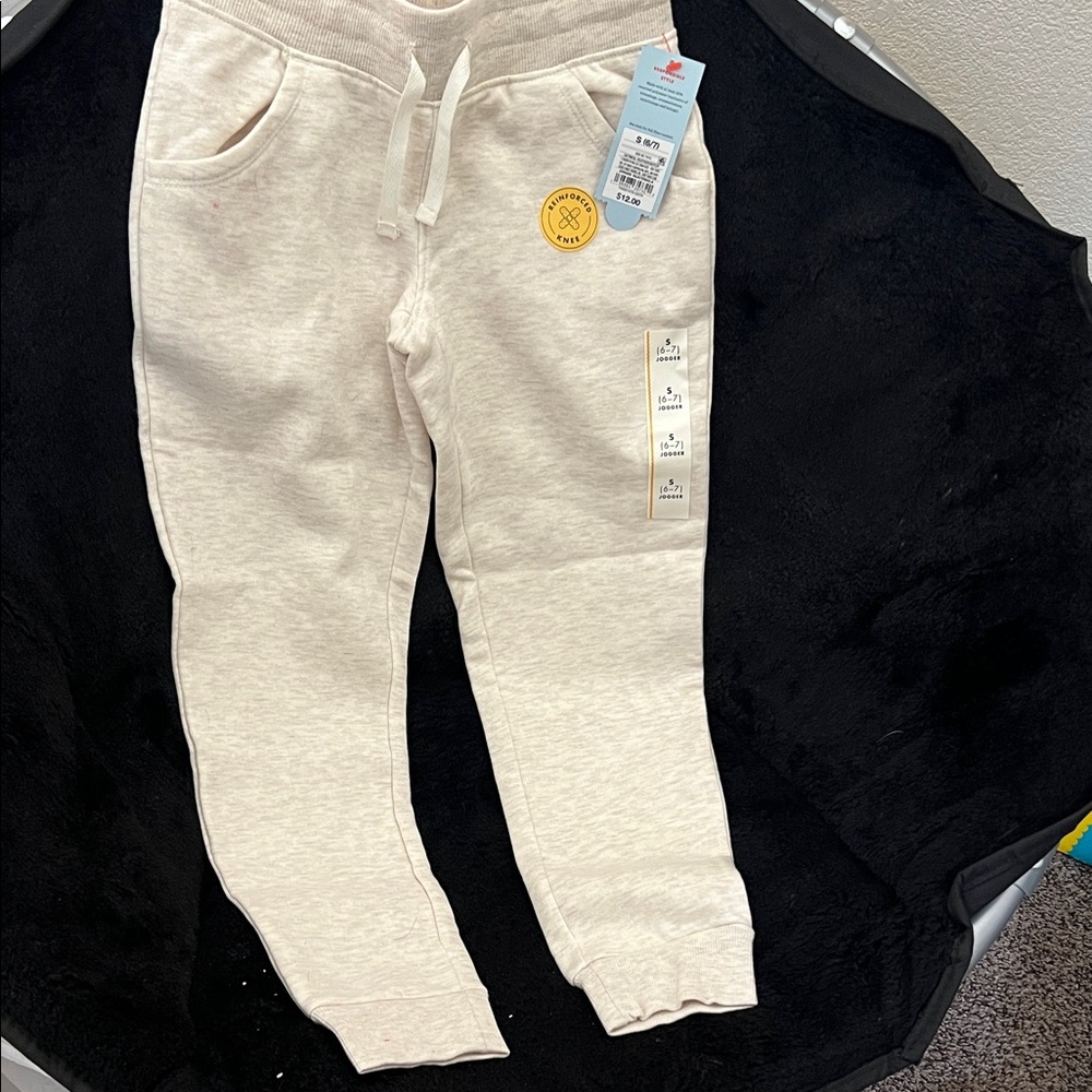 Cat & Jack Cream Kids Sweatpants